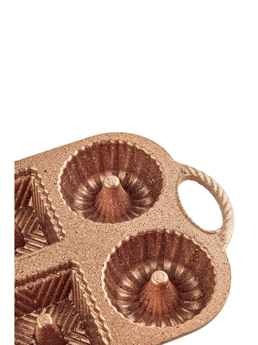 Sarı Valeria Rose Gold 6'lı Döküm Kek Kalıbı-3