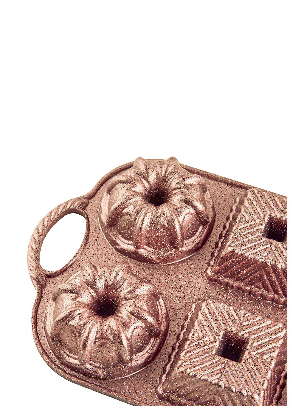 Sarı Valeria Rose Gold 6'lı Döküm Kek Kalıbı-4