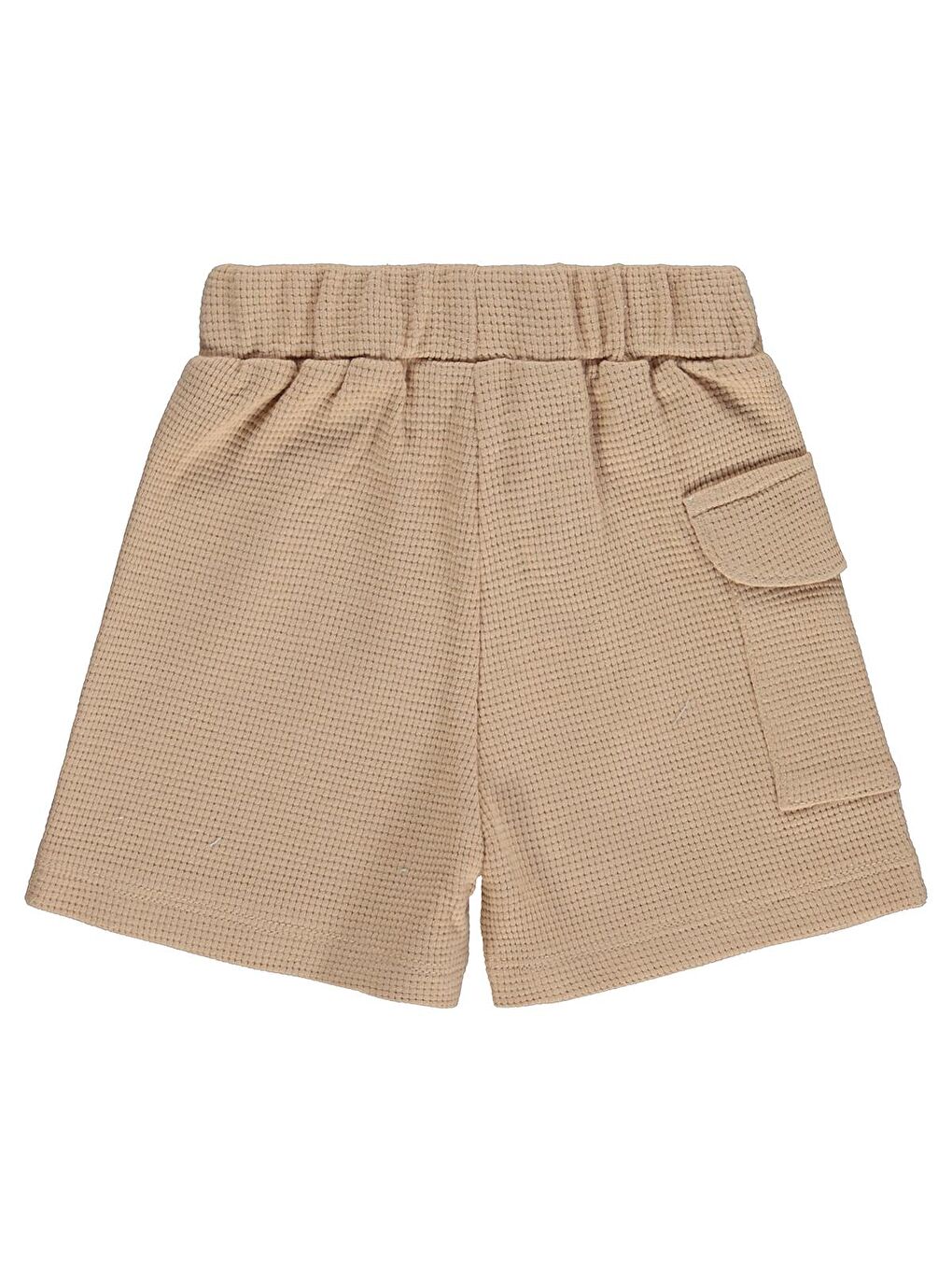 Baby Düz Cepli 6-18 Ay Şort - Bej 12-18 Ay-1