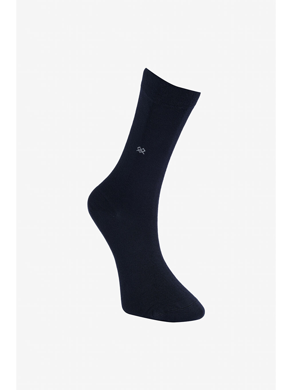 Erkek Lacivert Bambulu Tekli Çorap