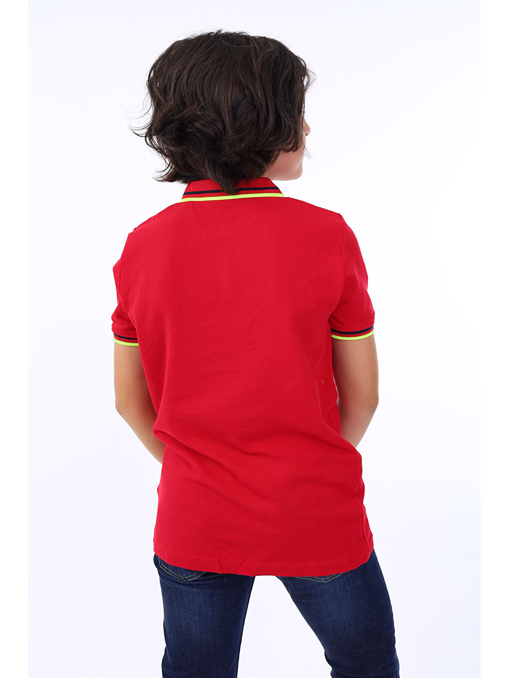 Kırmızı Erkek Çocuk Tişört-1