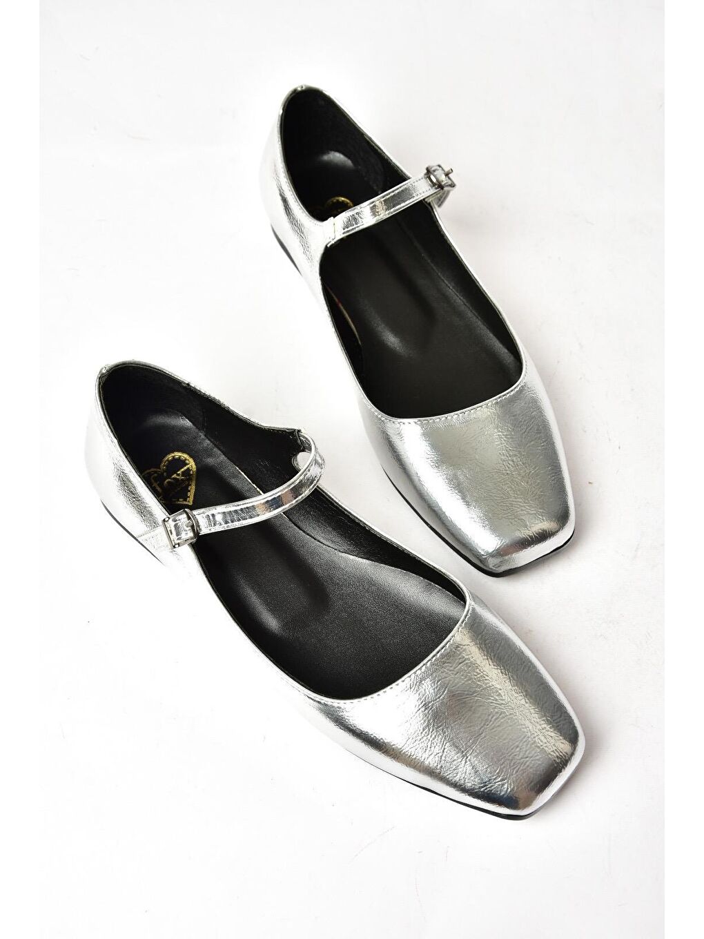 Gri S7262525 Gümüş Kadın Babet-4