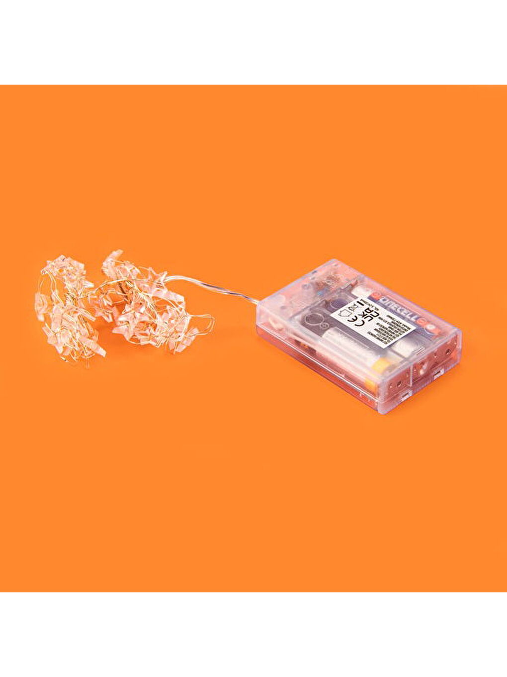 Renksiz 40 Işıklı Yıldız Led - Şeffaf - 195 cm-2