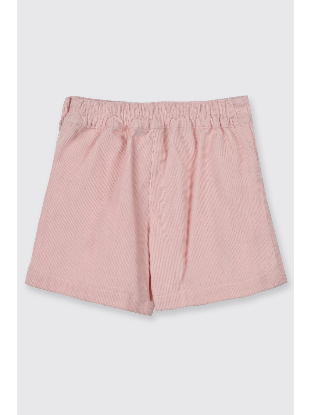 Kız Çocuk Kadife Şort Etek Pembe-2
