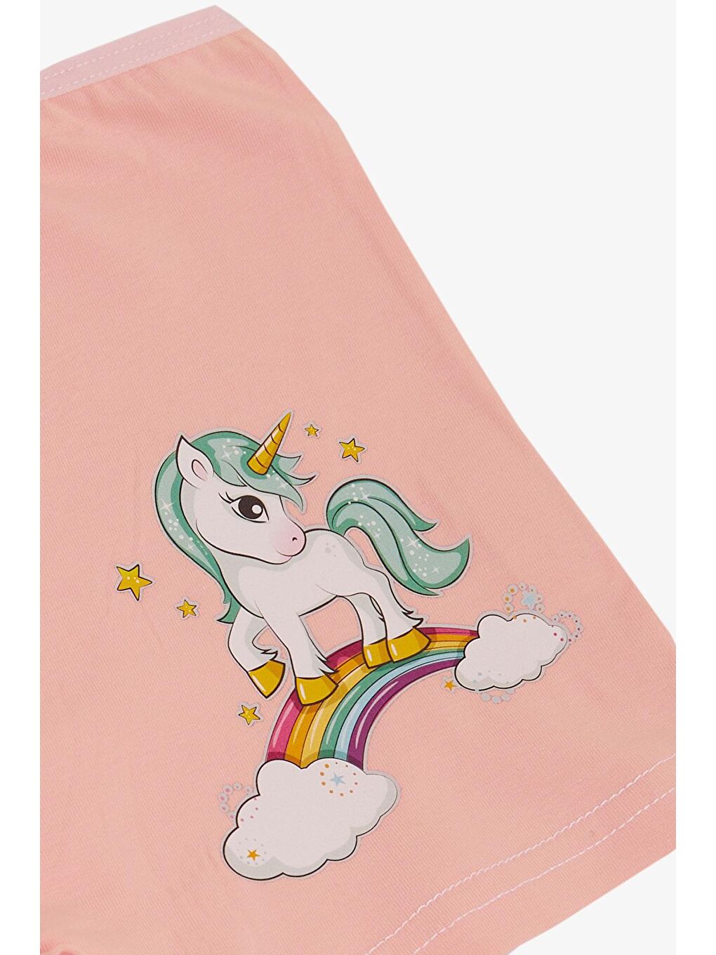 Breeze Pembe Kız Çocuk Boxer Sevimli Unicorn & Gökkuşağı Pembe (9 Yaş) - 2