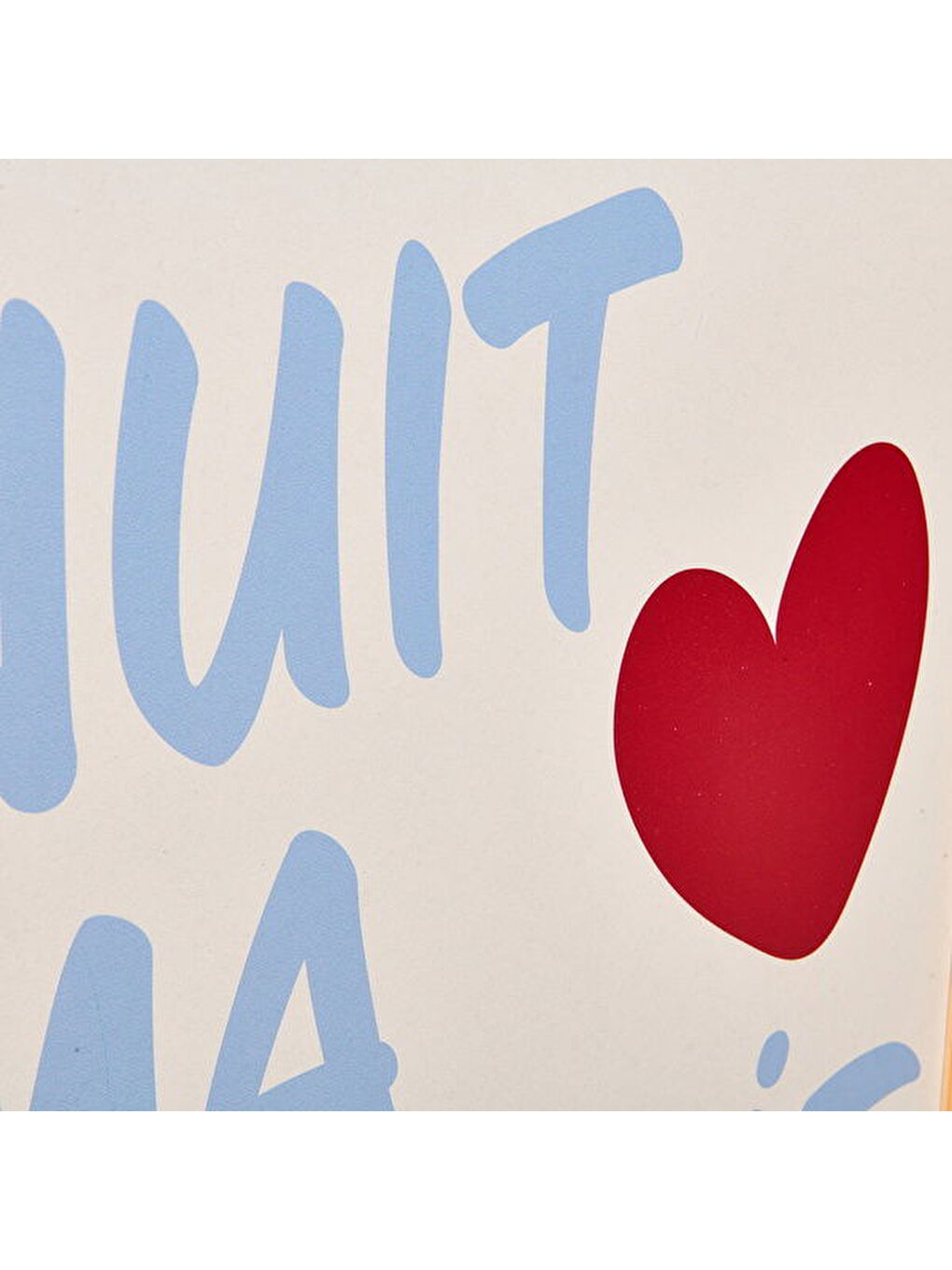 Deco Bold Hearts Duvar Panosu - Mavi - 40x60 cm-2