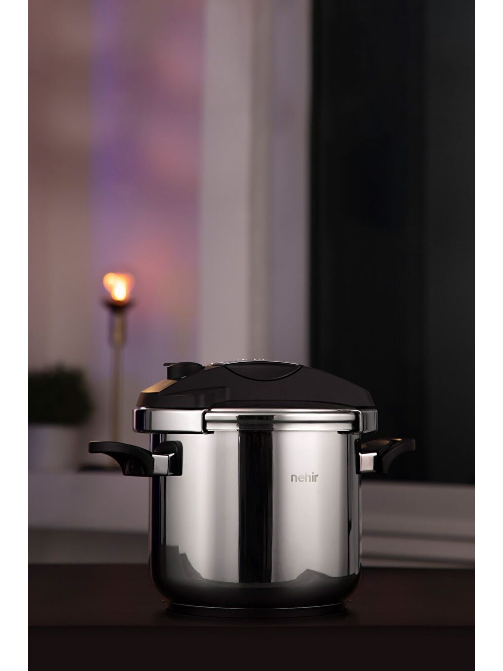 Gri Silver Matik Paslanmaz Çelik 5 Litre Düdüklü Tencere-4