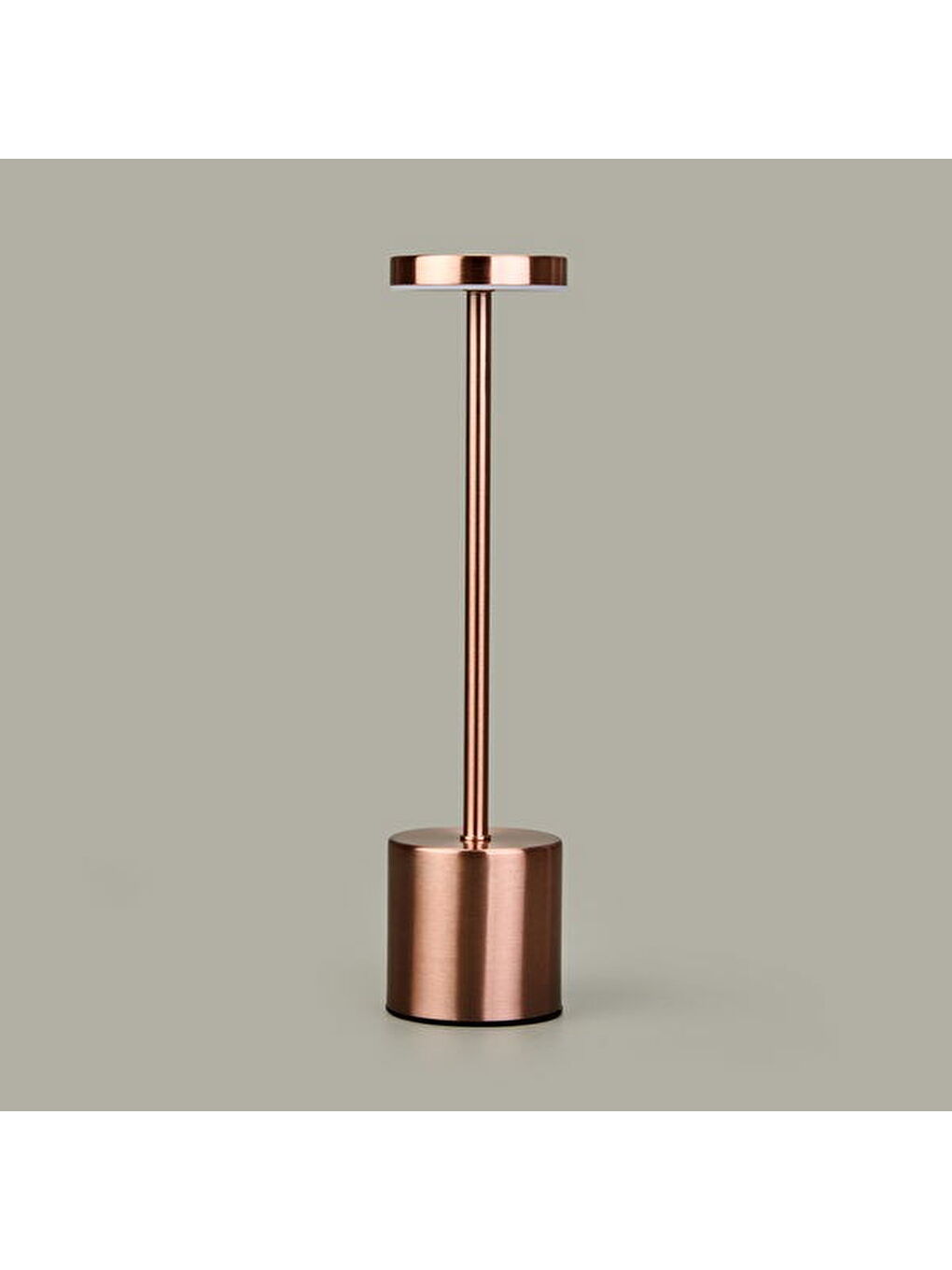 Pembe Dekoratif Şarjlı Dokunmatik Masa Lambası - Rose - 31 cm