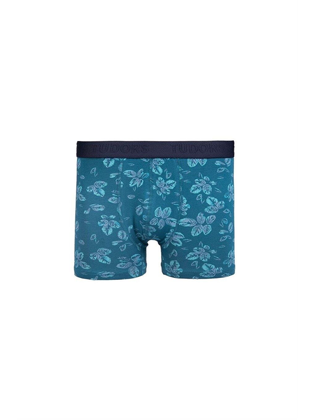 Karışık Erkek 10'Lu Elastanlı Pamuklu Esnek Kumaş Premium Seri Boxer-1