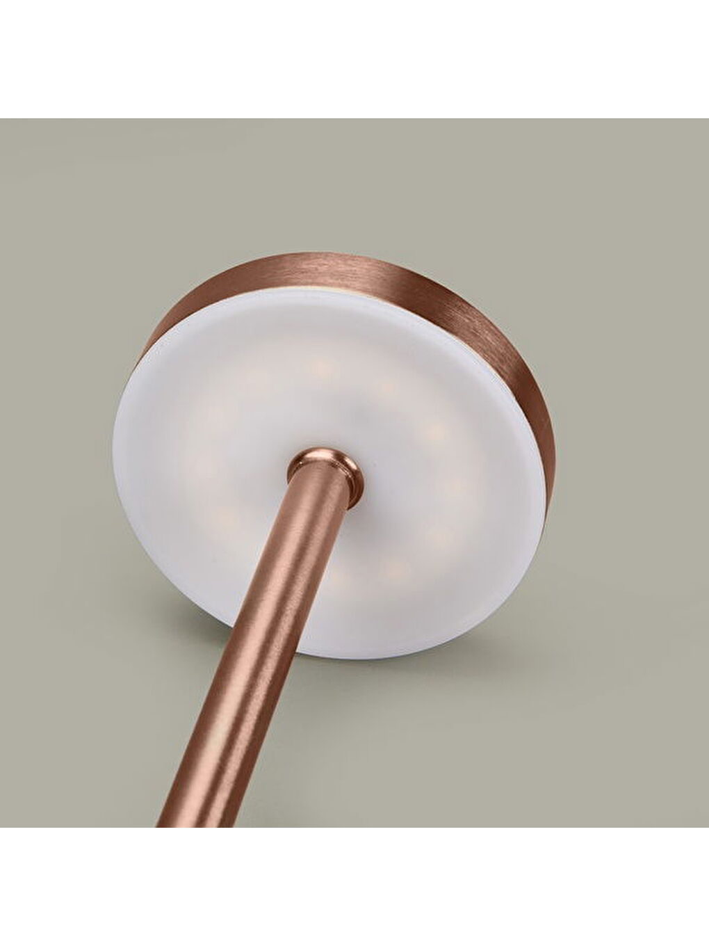 Pembe Dekoratif Şarjlı Dokunmatik Masa Lambası - Rose - 31 cm-3