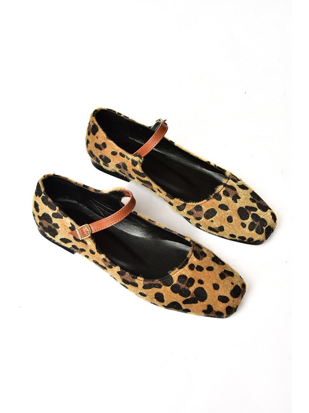 Kahverengi S7262525 Leopar Kadın Babet-6