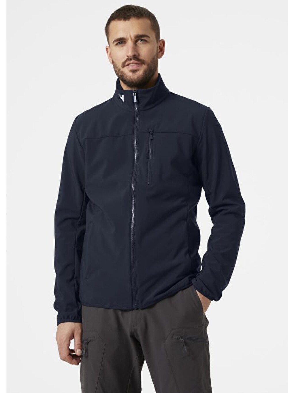 Crew Softshell Erkek Lacivert Mont Hha30223
