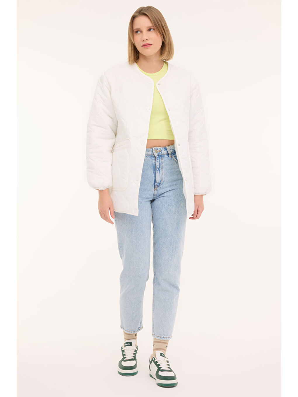 Bej WL DARIAN 1GF652 4PR Ekru Kadın Mont-2