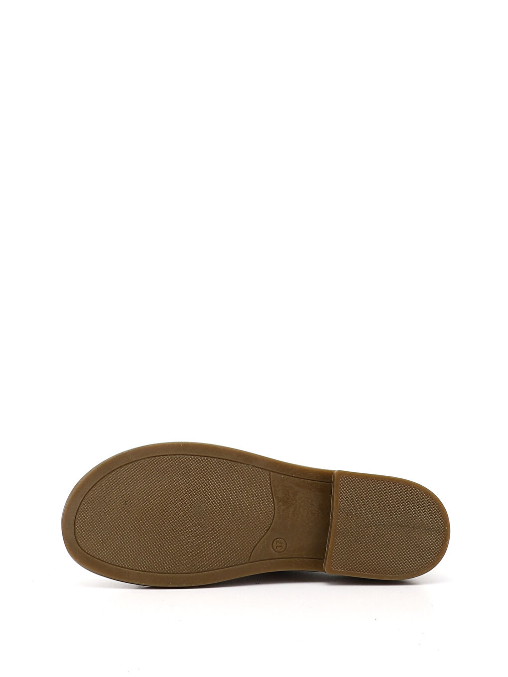 Bej Kadın YENİ BEJ Bağcıklı Hakiki Deri Oxford Ayakkabı-3