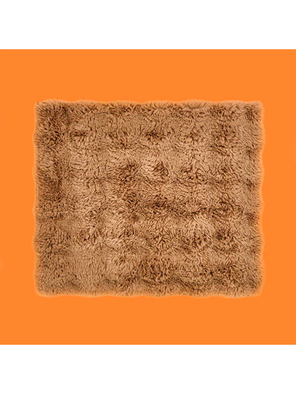 Soft Bubble 2'li Banyo Paspası - Kahverengi - 60x100 cm + 50x60 cm-1