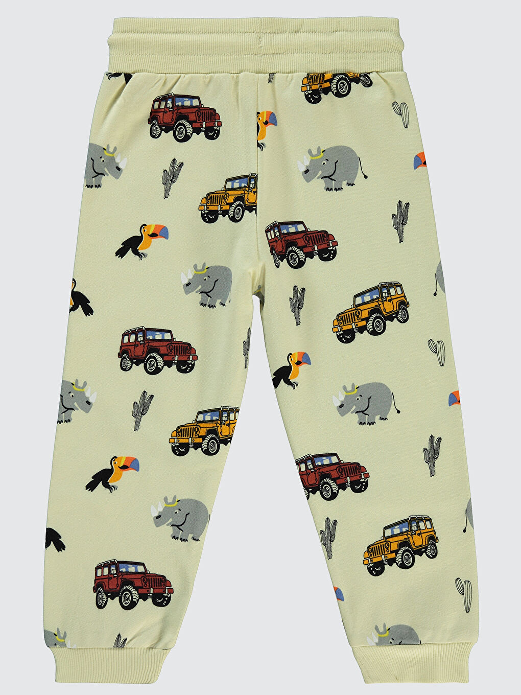 Bej Boys Erkek Çocuk Eşofman Altı 2-5 Yaş Taş Rengi-1