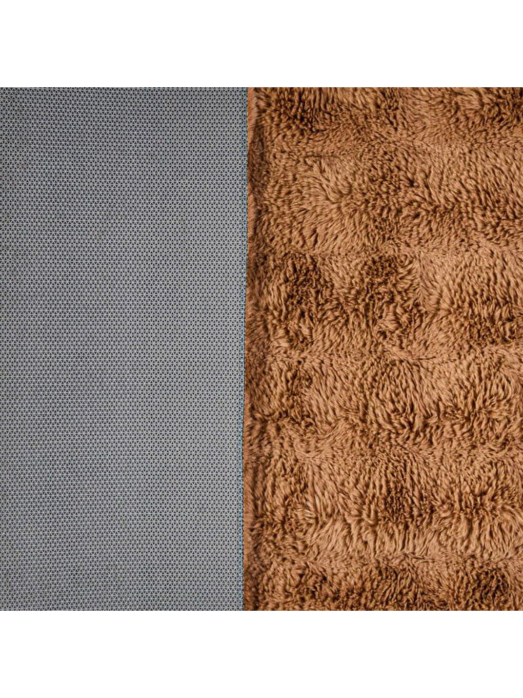 Soft Bubble 2'li Banyo Paspası - Kahverengi - 60x100 cm + 50x60 cm-3