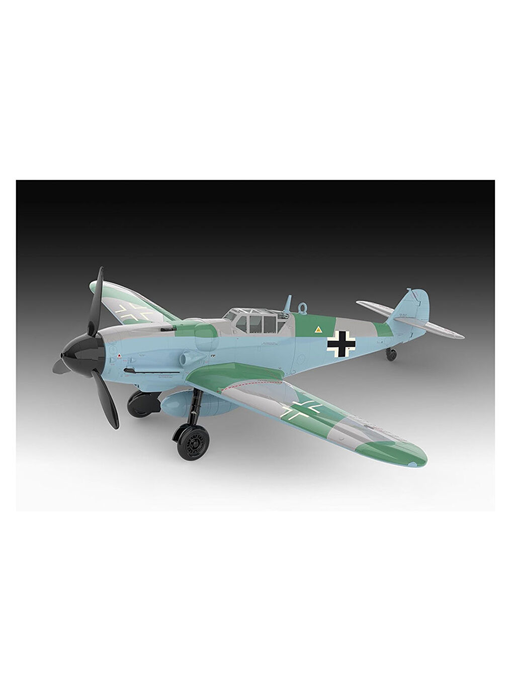 Revell Renksiz Maket Easy Kit Uçak Messerschmitt Bf109G-6 03653 - 1