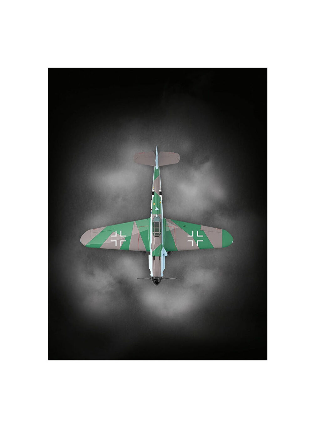 Revell Renksiz Maket Easy Kit Uçak Messerschmitt Bf109G-6 03653 - 4