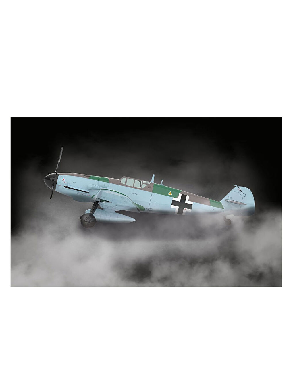 Revell Renksiz Maket Easy Kit Uçak Messerschmitt Bf109G-6 03653 - 5