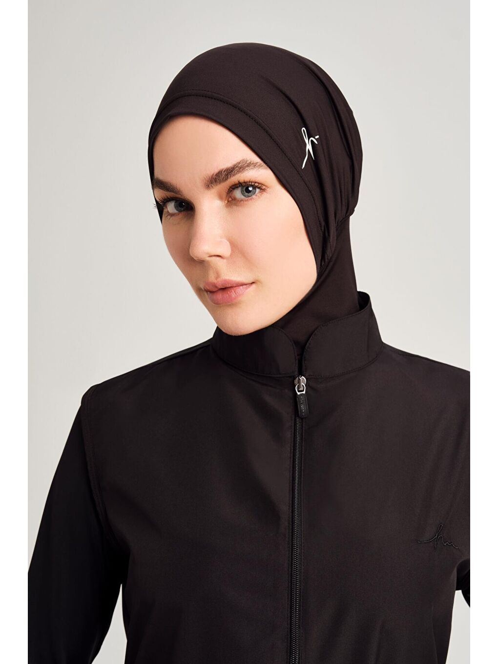 Siyah Tesettür Yüzücü Bonesi 1006