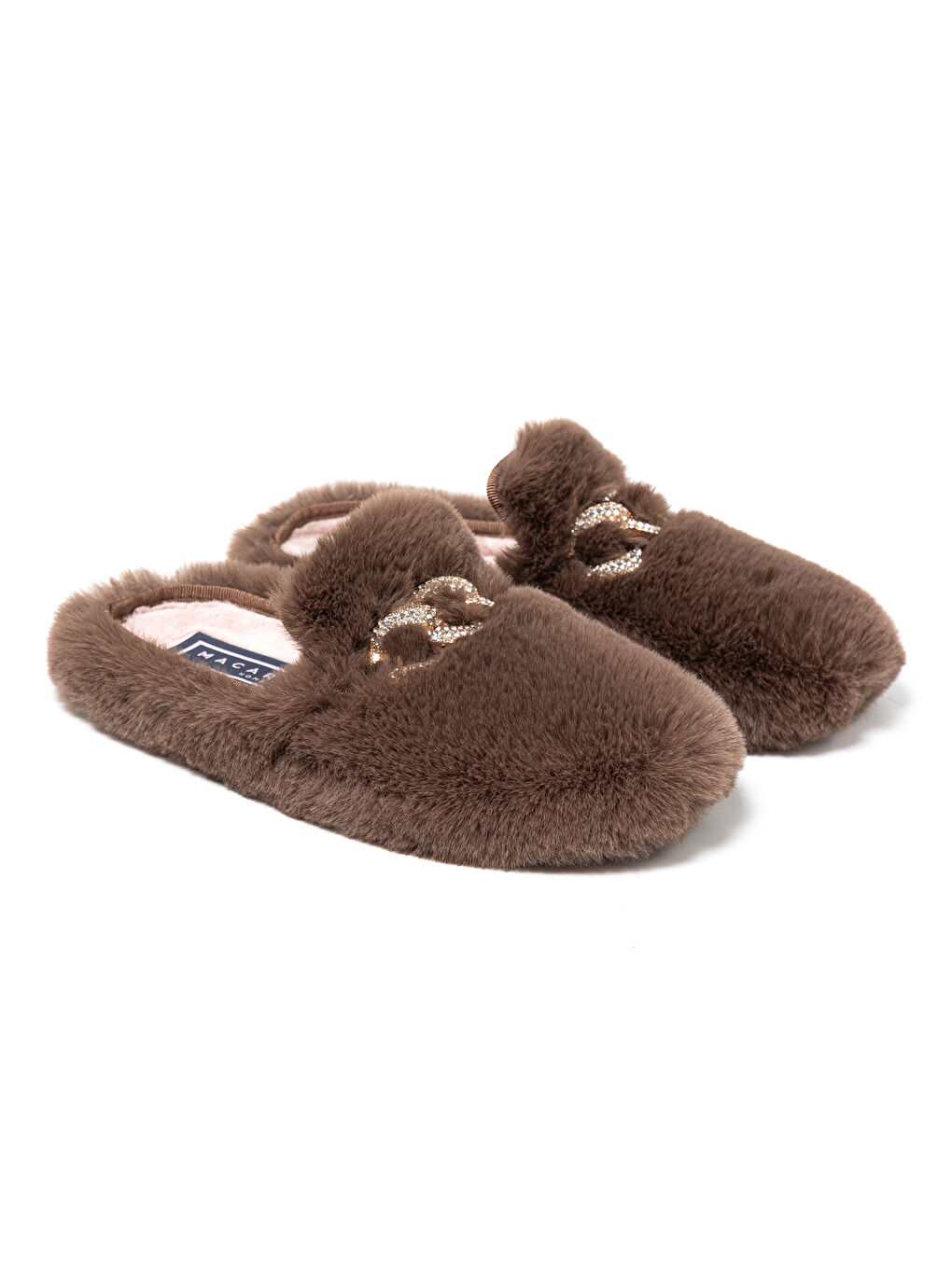 Kahverengi Kadın Ev Terliği ANAIS14-MK GROSETO PELO JORGE-2