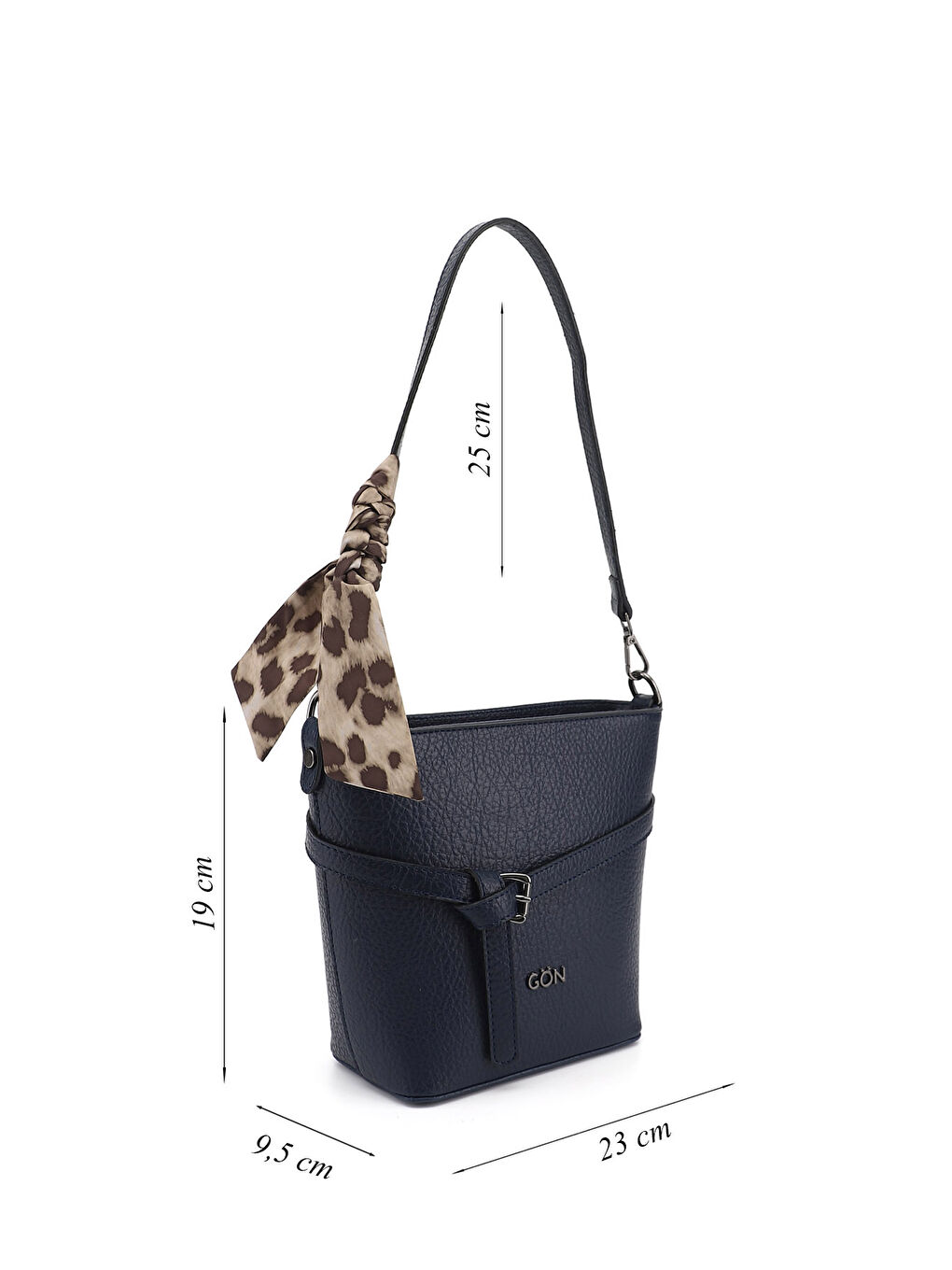 Lacivert Kadın AÇIK LACİVERT Uzun Askılı Omuz Çantası-1