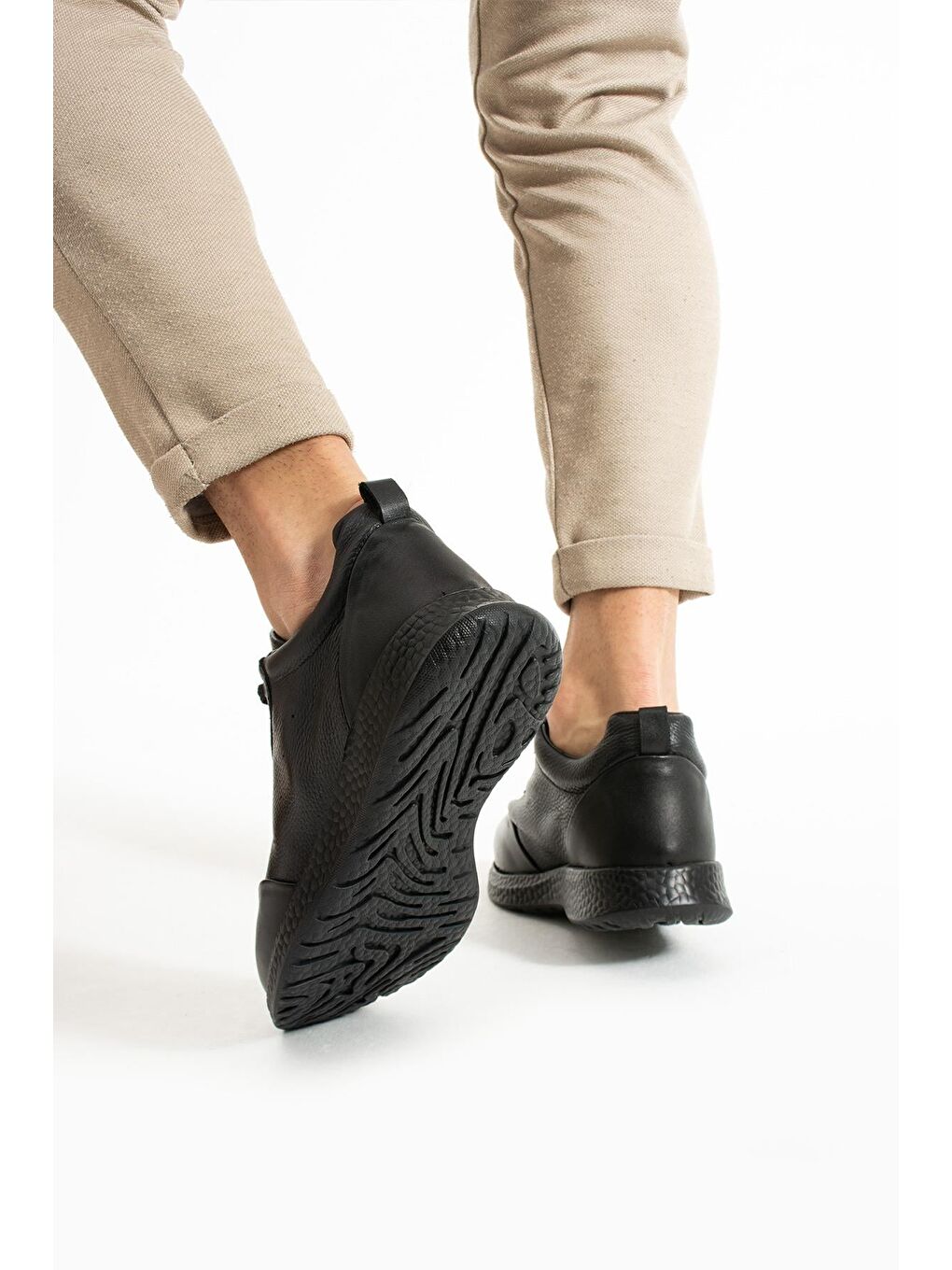 Makela Hakiki Deri Siyah Erkek Ayakkabı-3