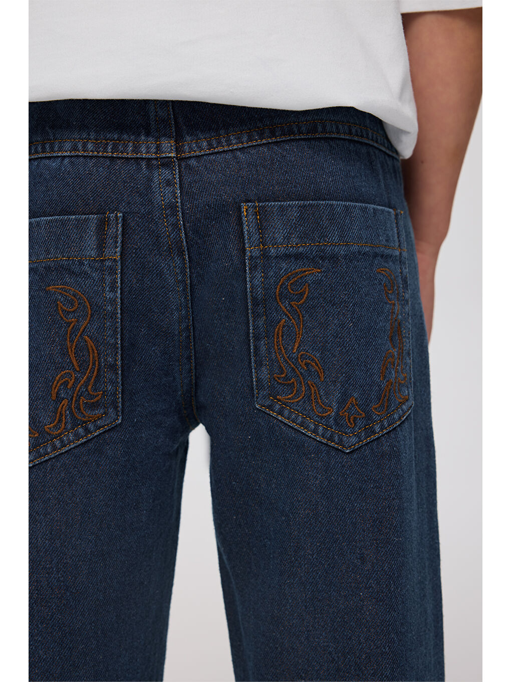 Erkek Çocuk Denim Pantolon Lacivert-2