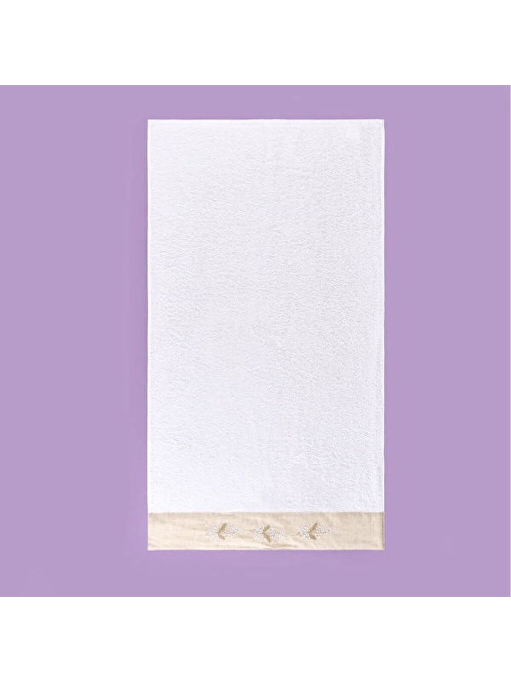 Soft French Cottage Ruva Yüz Havlusu - Ekru - 50x90 cm-4