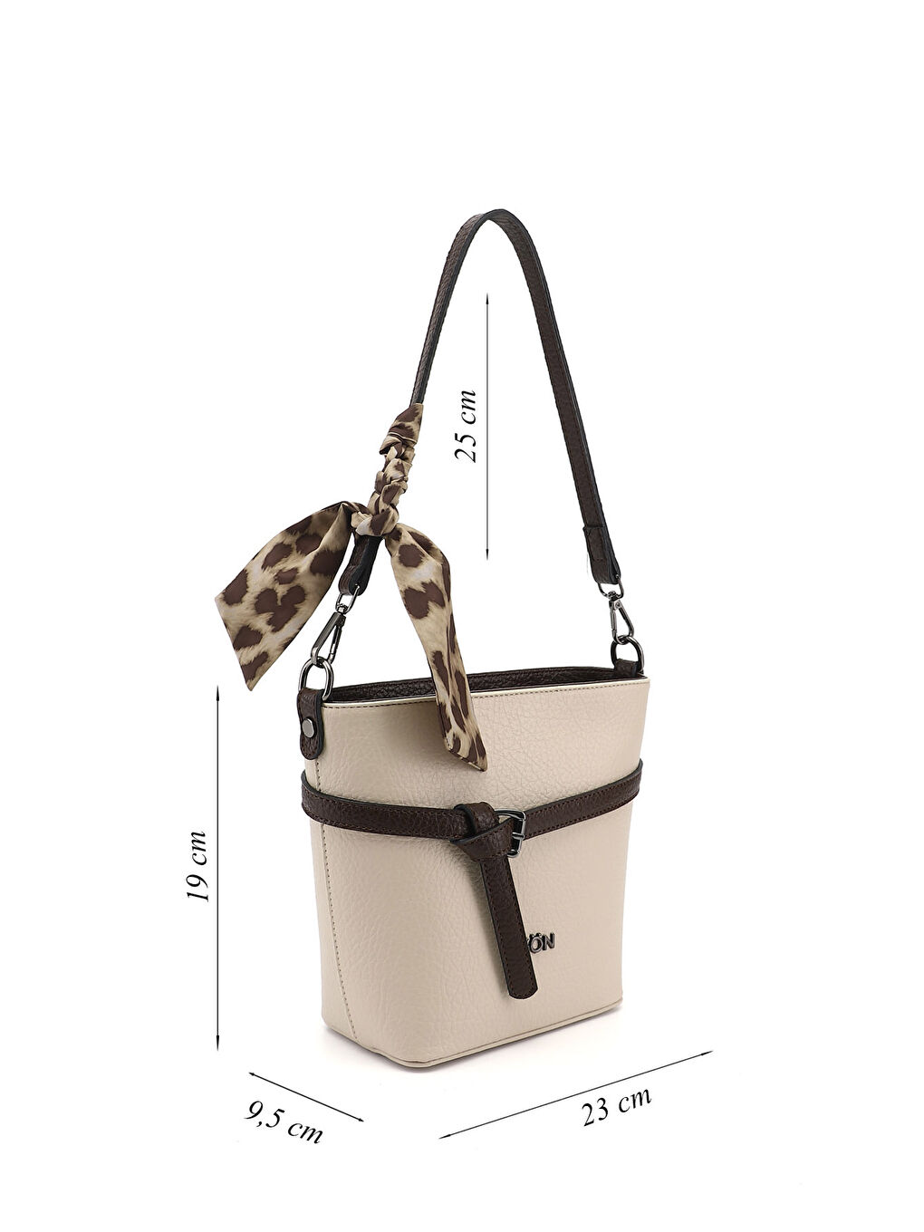 Bej Kadın YENİ BEJ Uzun Askılı Omuz Çantası-1