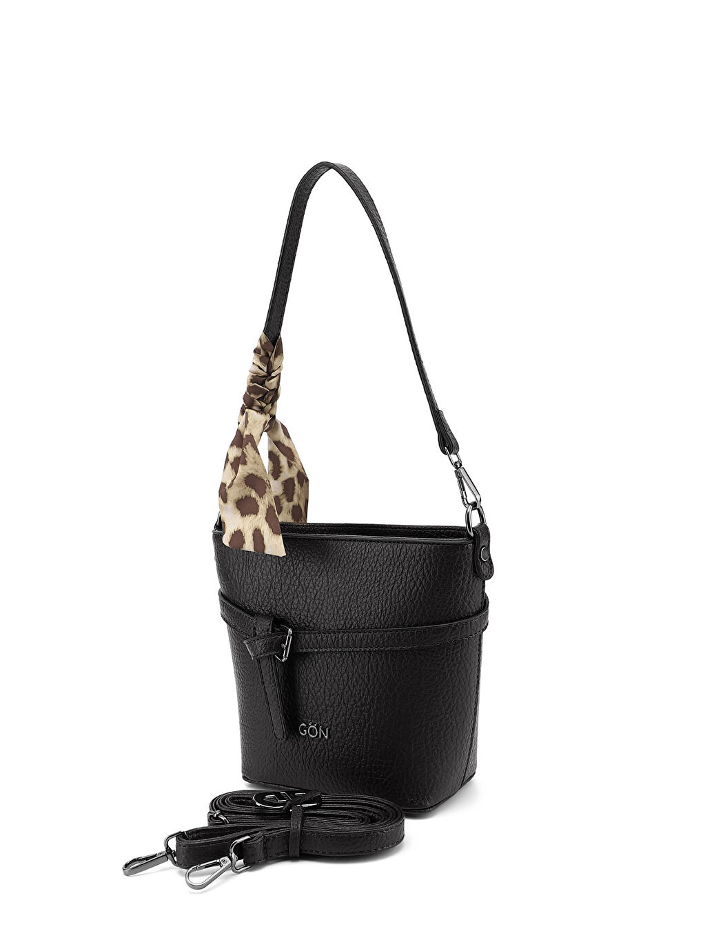 Siyah Kadın SİYAH Uzun Askılı Omuz Çantası-2