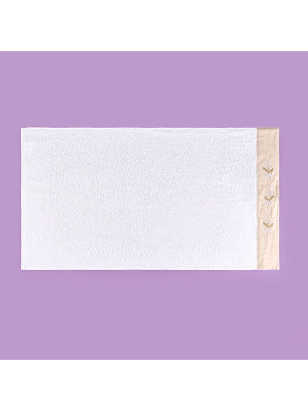 Soft French Cottage Ruva Yüz Havlusu - Ekru - 50x90 cm-5