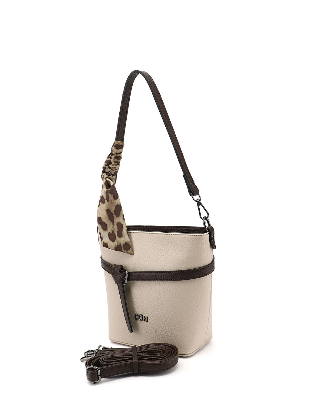 Bej Kadın YENİ BEJ Uzun Askılı Omuz Çantası-2