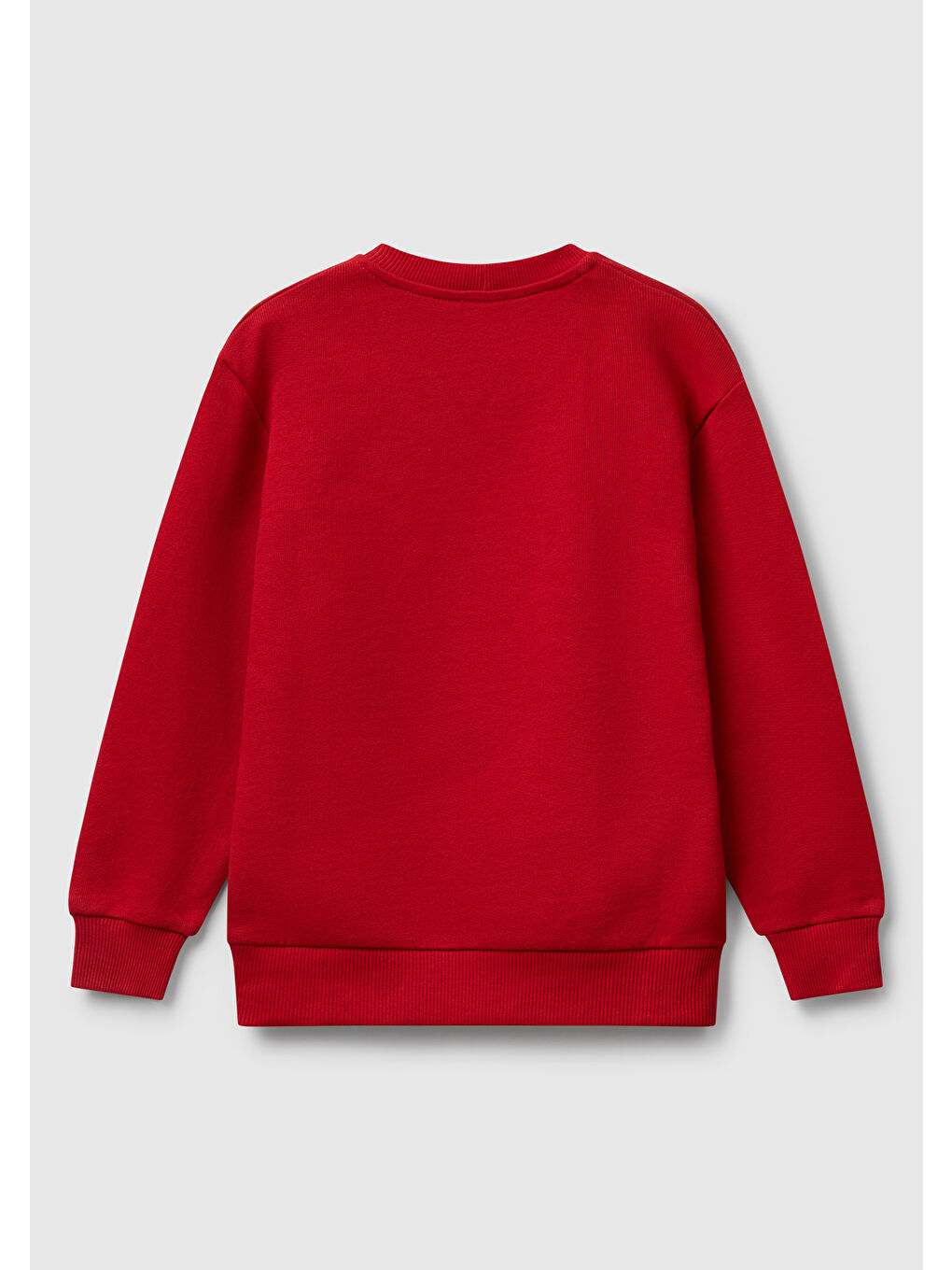 Erkek Çocuk Kırmızı Çok Renkli Baskılı Relaxed Fit Sweatshirt-1