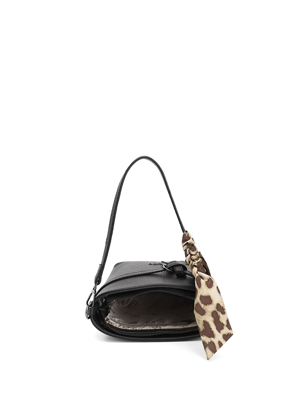 Siyah Kadın SİYAH Uzun Askılı Omuz Çantası-4