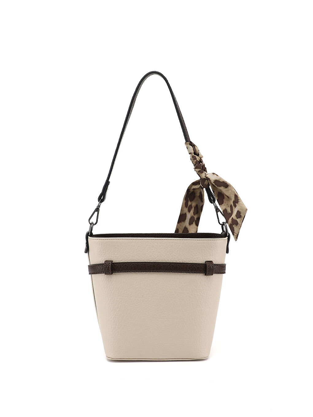 Bej Kadın YENİ BEJ Uzun Askılı Omuz Çantası-3