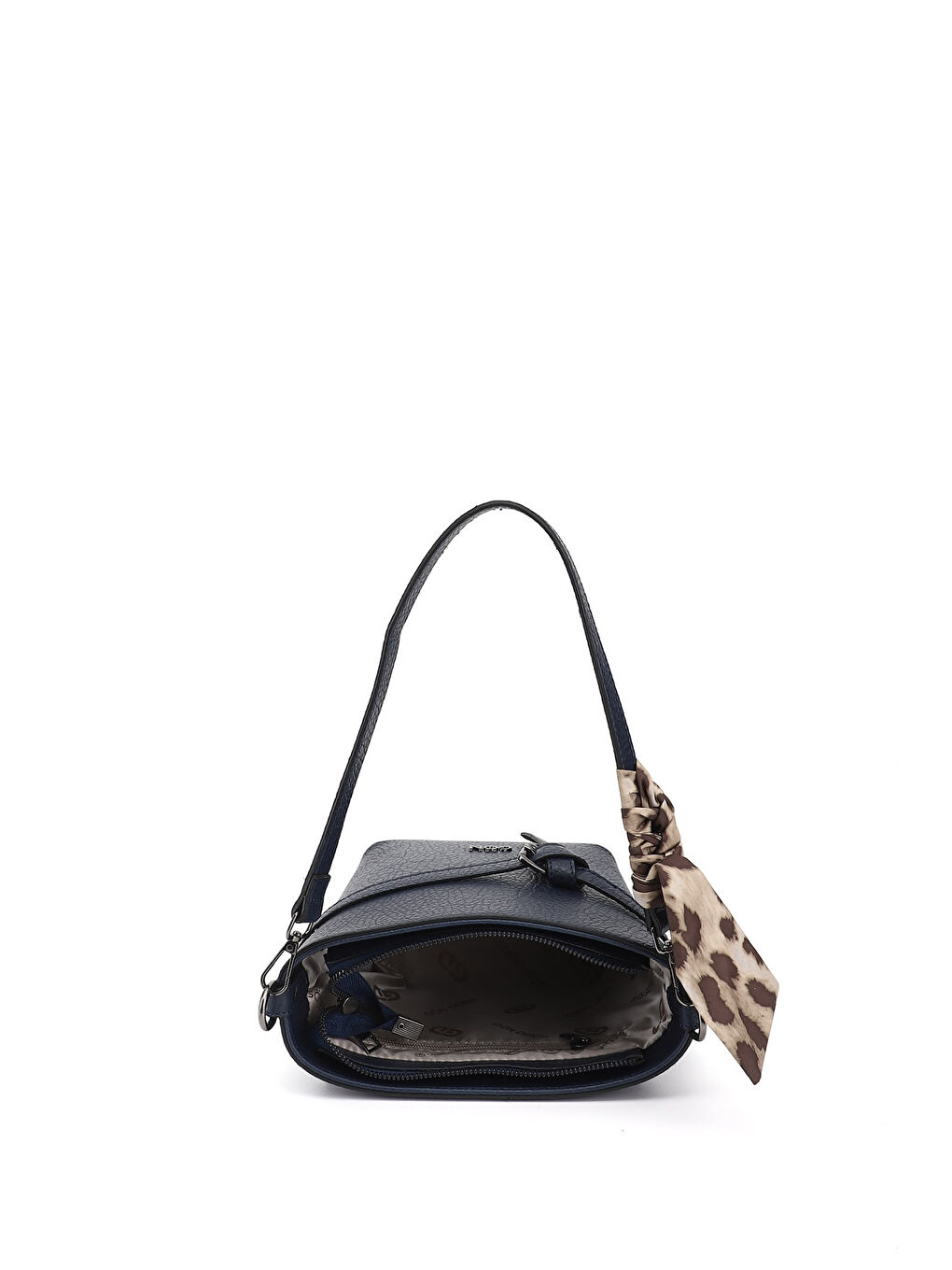 Lacivert Kadın AÇIK LACİVERT Uzun Askılı Omuz Çantası-4