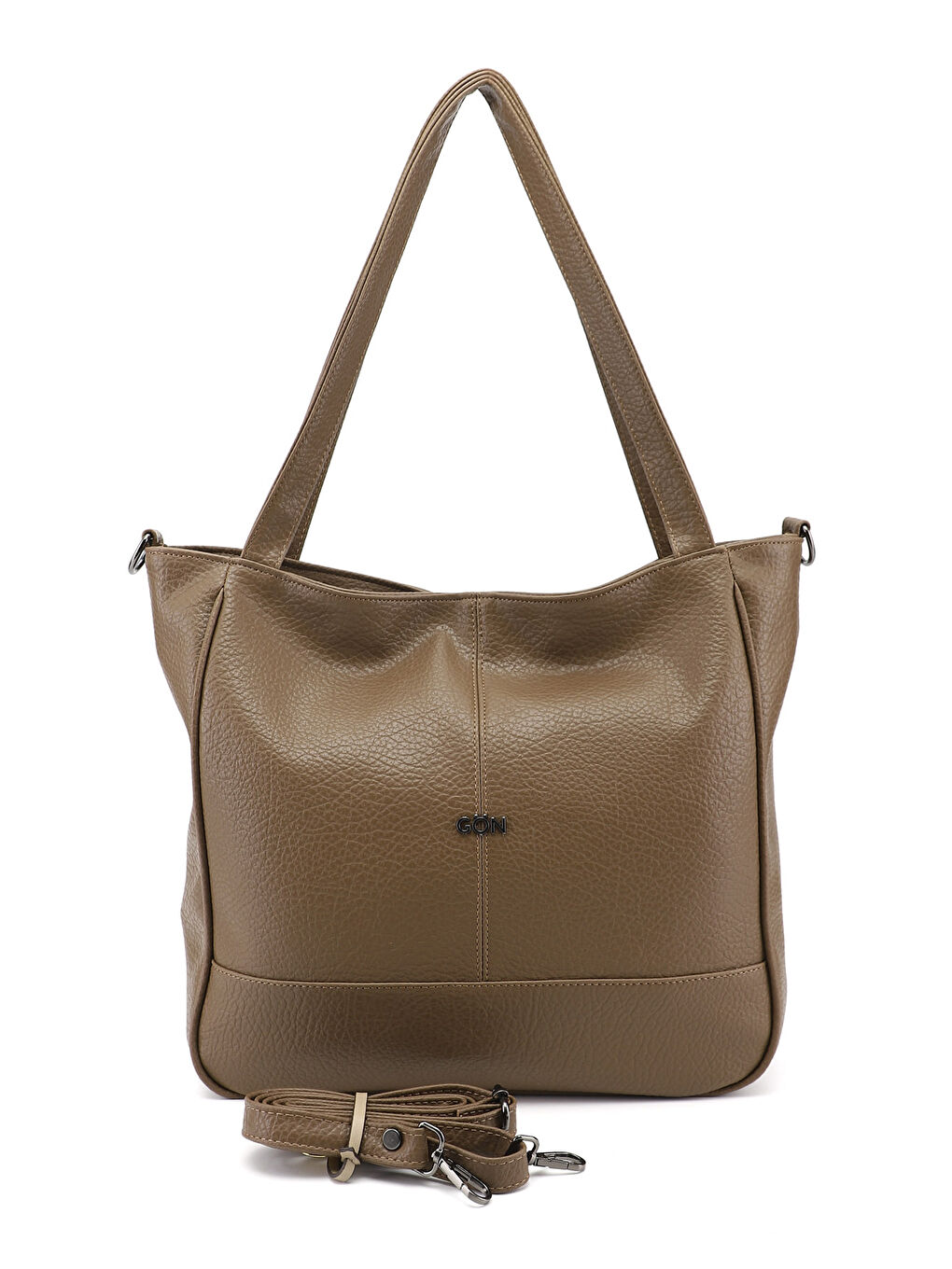 Bej Kadın BEJ-VİZON Uzun Askılı El ve Omuz Çantası