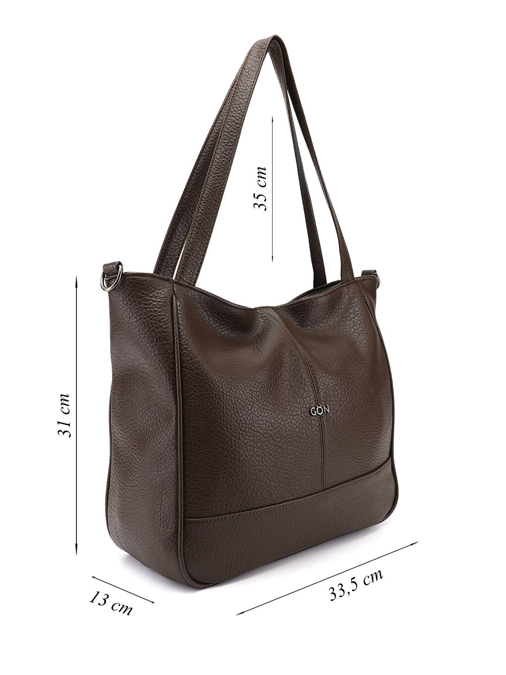 Kahverengi Kadın KAHVERENGİ Uzun Askılı El ve Omuz Çantası-1