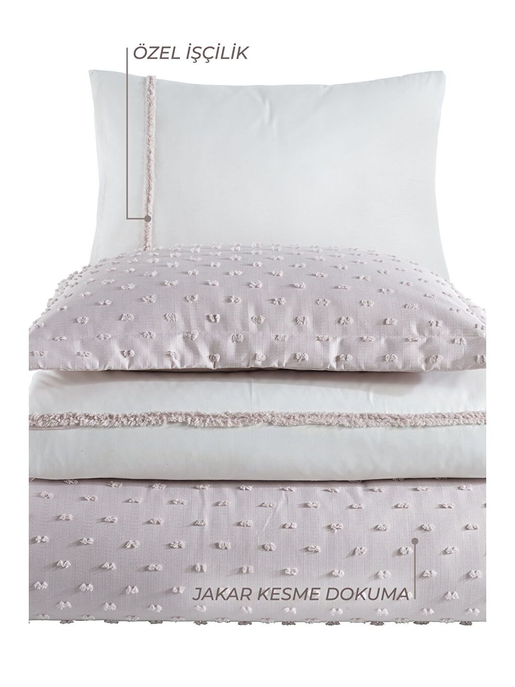 Bej Nora Çeyiz Paketi 7 Parça Vizon-2