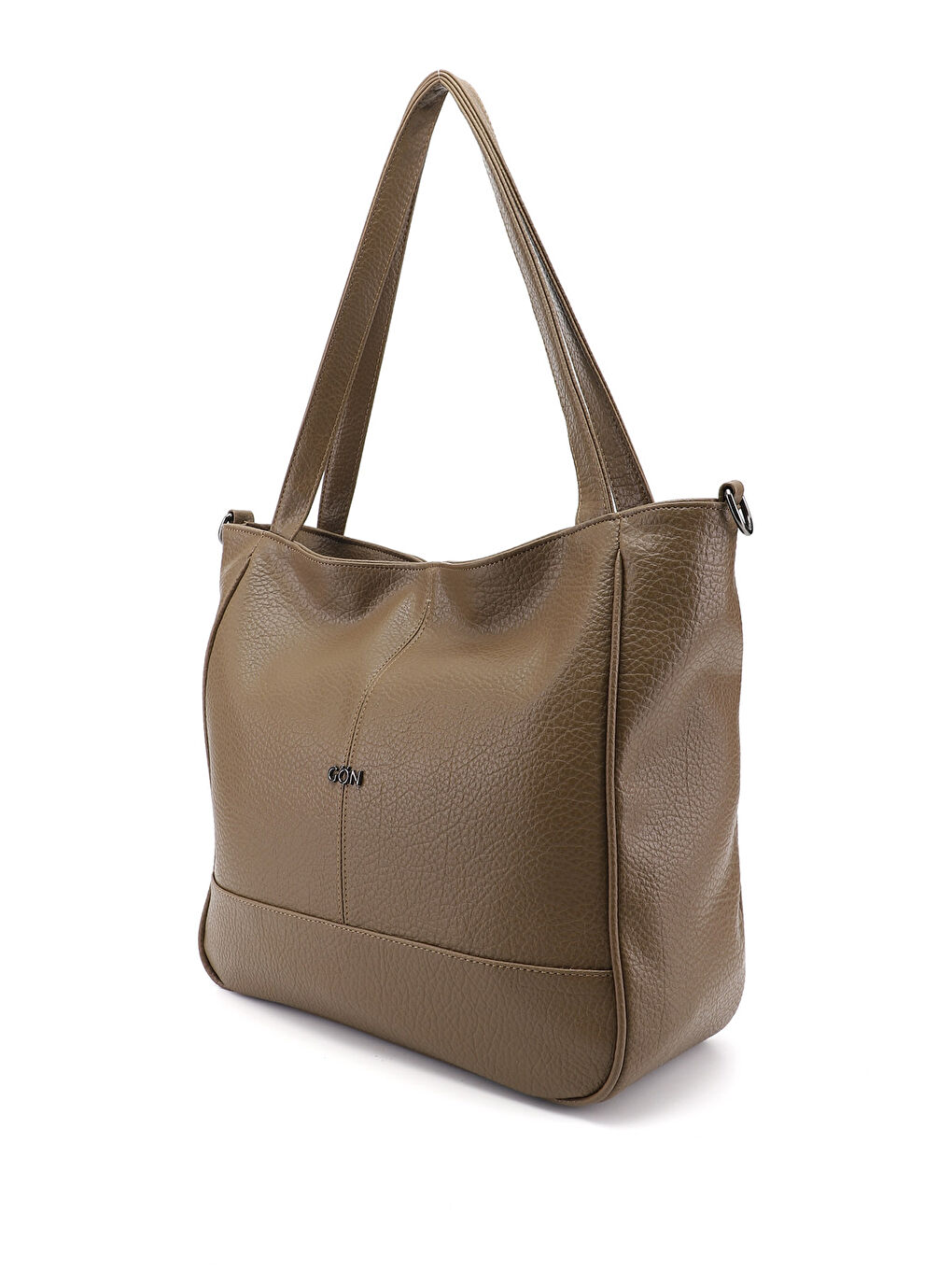 Bej Kadın BEJ-VİZON Uzun Askılı El ve Omuz Çantası-2