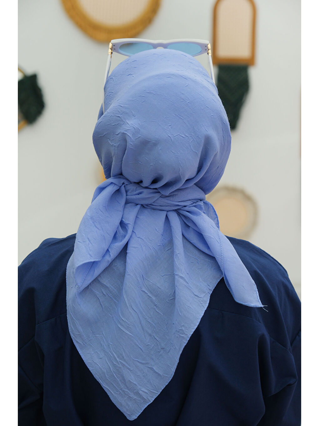 Bambu Kraş Eşarp Bebe Mavi-1