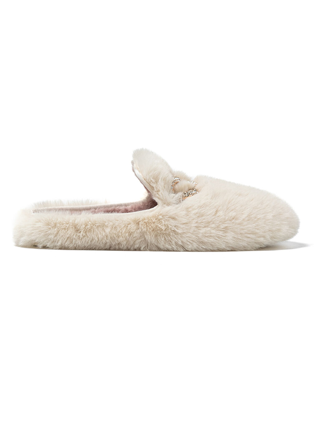 Ekru Kadın Ev Terliği ANAIS14-MK GROSETO PELO JORGE