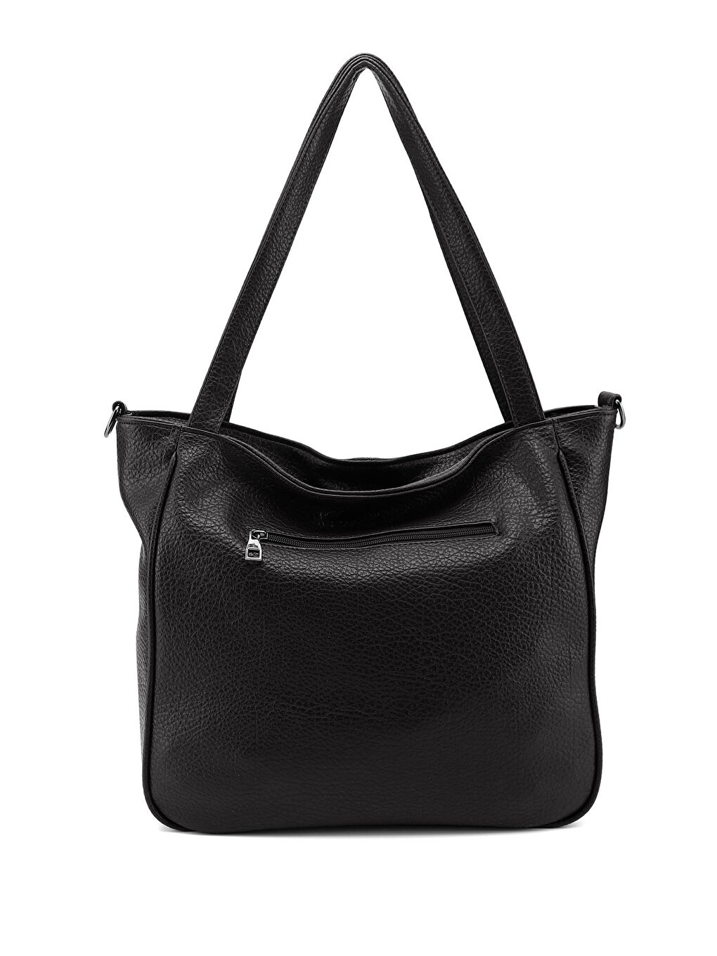 Siyah Kadın SİYAH Uzun Askılı El ve Omuz Çantası-3