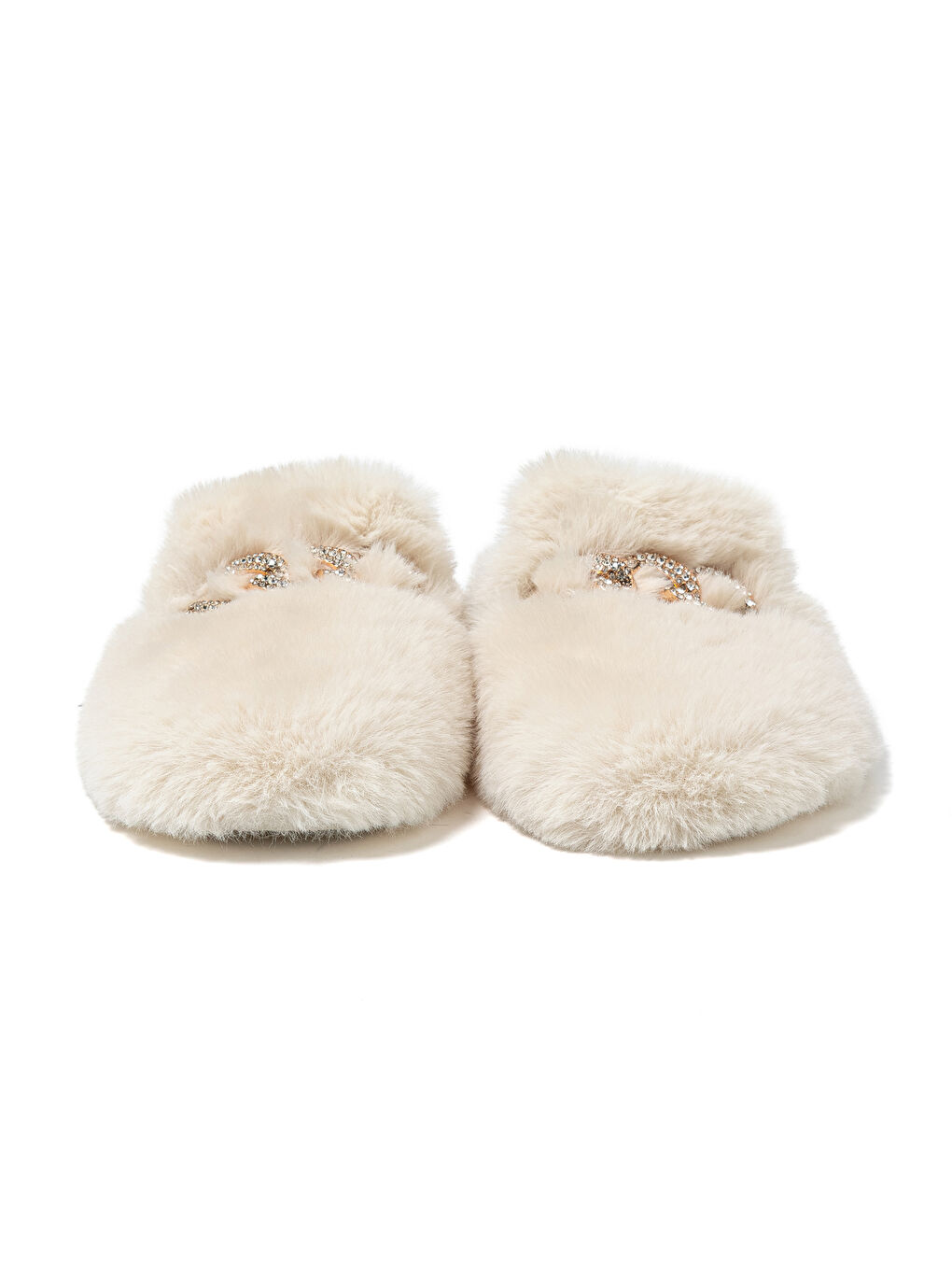 Ekru Kadın Ev Terliği ANAIS14-MK GROSETO PELO JORGE-3