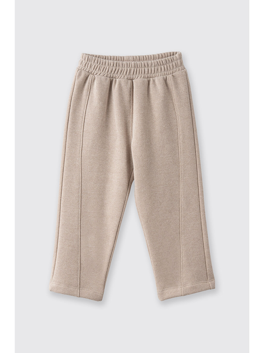 Kız Çocuk Simli Eşofman Alt Bej