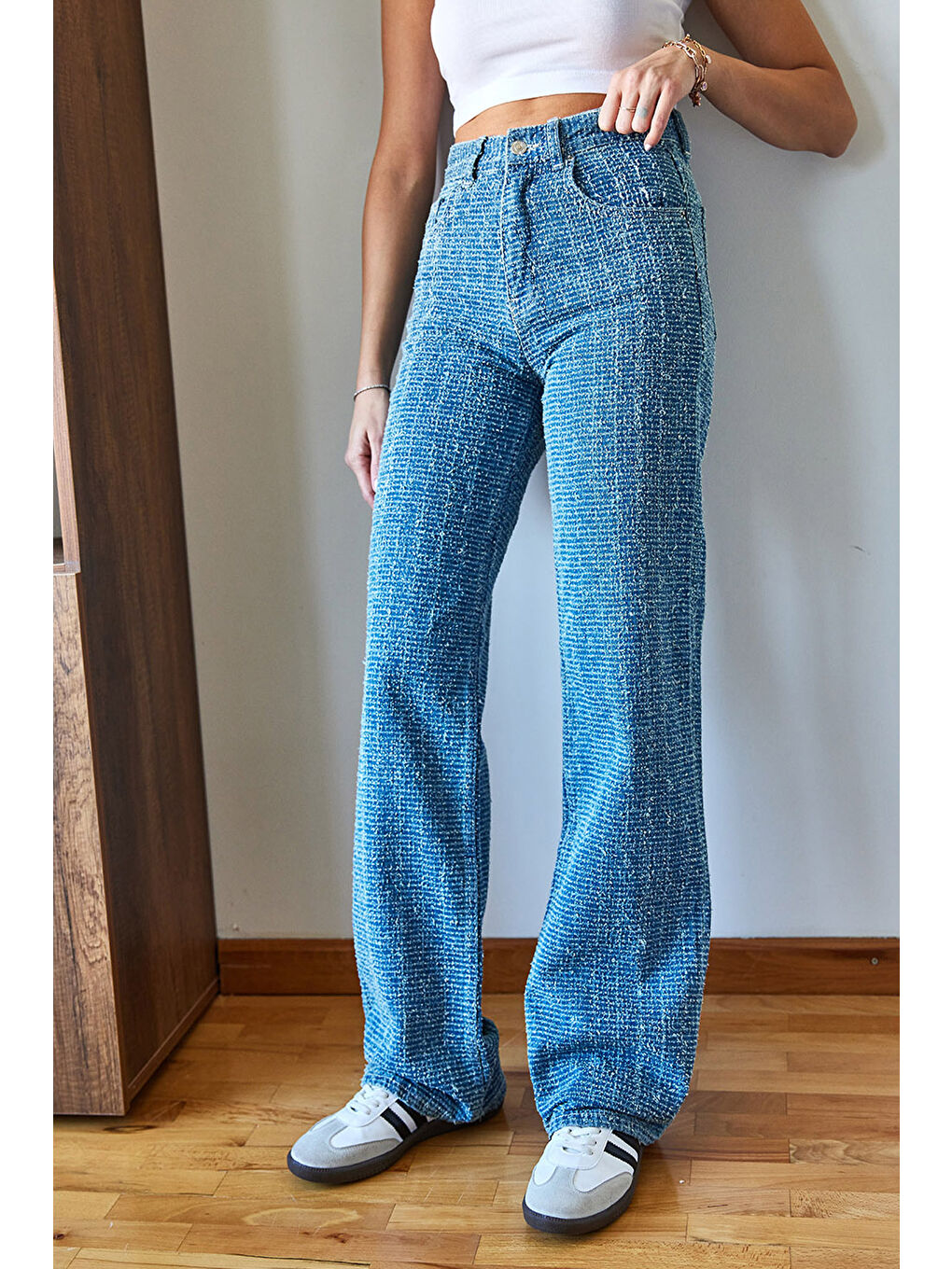 Mavi Kadın Tasarım Jean Pantolon-3