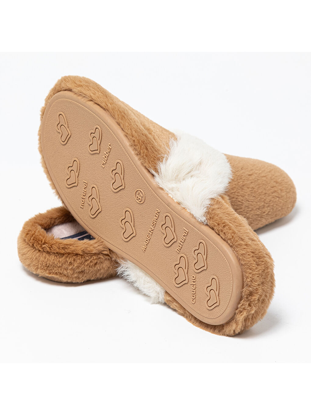 Kahverengi Kadın Ev Terliği ANAI172-MK GROSETO Tostado/Crudo-4