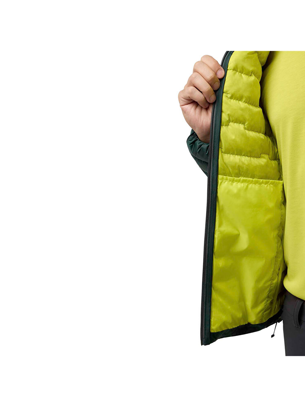 Passamani Down Hoody Erkek Yeşil Outdoor Şişme Mont-8